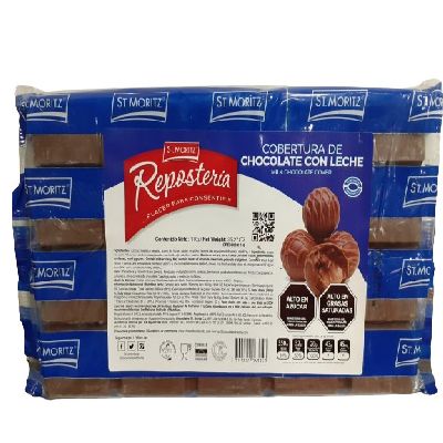ST. MORITZ  COBERTURA TAB LECHE 1KG